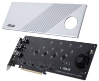 ASUS HYPER M.2 X16 GEN 4 CARD - Grensesnittsadapter - M.2 - Expansion Slot to M.2 - M.2 Card - PCIe 4.0 x16 PC tilbehør - Kontrollere - IO-kort