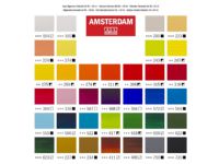 Amsterdam Standard Series acrylic paint general selection set | 36 x Hobby - Kunstartikler - Akrylmaling
