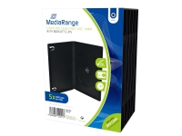Bilde av Mediarange Retail-pack Dvd-case Single - Dvd-videoboks - Kapasitet: 1 Cd/dvd - Svart (en Pakke 5)