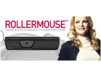 CHERRY ROLLERMOUSE - Sentral pekeenhet - ergonomisk - optisk - 8 knapper - kablet - USB - svart PC tilbehør - Mus og tastatur - Mus & Pekeenheter