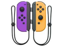 Bilde av Nintendo | Joy-con (venstre Og Høyre) - Gamepad - Trådløs - Neon Oransje / Neon Lilla (sett) - For: Nintendo Switch