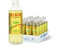 STATE Energy Sparkling Tropical Zero 400 ml - (12 stk.) - inkl. pant Søtsaker og Sjokolade - Drikkevarer - Brus