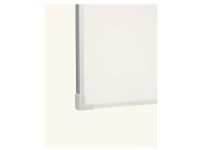 Whiteboardtavle Esselte hvid emaljeret 60x90 cm grå med aluramme