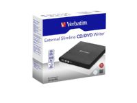 Verbatim Slimline - Platestasjon - DVD±RW (±R DL) - USB 2.0 - ekstern PC-Komponenter - Harddisk og lagring - Optisk driver