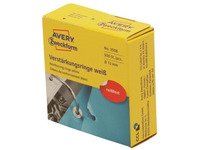 Avery Zweckform - Forsterkningsring - hvit (en pakke 500) Kontorartikler - Hullmaskin - Hullforsterker