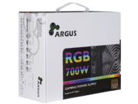 Argus RGB-700W II - Strømforsyning (intern) - ATX12V 2.3 - 80 PLUS Bronze - AC 100/240 V - 700 watt - aktiv PFC - svart PC tilbehør - Ladere og batterier - PC/Server strømforsyning