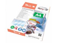 Peach - 100-pack - glanset - A4 (210 x 297 mm) lamineringspunger Kontormaskiner - Kontormaskiner - Laminering - Lamineringslommer