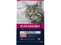 Eukanuba Euk Cat Senior Grainfree Salmon 10 kg Kjæledyr - Katt - Kattefôr