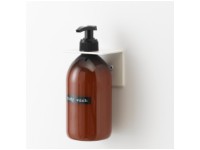 Sæbeholder til væg hvid 1 flaske Rengjøring - Personlig Pleie - Såpe & dispensere