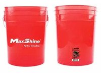 Maxshine Detailing Spand Transparent 20L - Rød Bilpleie & Bilutstyr - Utvendig Bilvård - Bilvask tilbehør