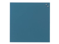 Magnetisk glastavle 45 x 45 cm jeans blue interiørdesign - Tavler og skjermer - Glasstavler
