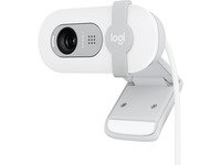 Logitech® | BRIO 100 - Webkamera - Full HD - 1920 x 1080 - innbygget mikrofon - USB-C - Off-White PC tilbehør - Skjermer og Tilbehør - Webkamera