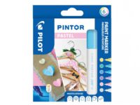 Marker Pilot Pintor Pastel Mix Medium 1,4 mm med 6 stk. ass. farver Skriveredskaper - Markør - Permanenttusj