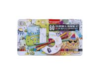 Bilde av Bruynzeel Drawing And Colouring Set Small Artists | 60 Pieces