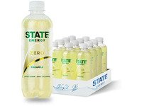 State Energy Lime Pineapple Zero Sugar 400 ml - (12 stk.) - inkl. pant Søtsaker og Sjokolade - Drikkevarer - Brus