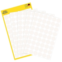 Avery Zweckform Colour Coding Dots 3145 - Papir - permanet adhesiv - hvit - 12 mm rund 270 stk merkelapper Papir & Emballasje - Etiketter