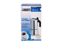 Bialetti Venus, 0,17 L, Sort, Rustfrit stål, 4 kopper, Rustfrit stål, Venus Induction, Kjøkkenapparater - Kaffe - Rengøring & Tilbehør