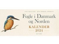 Bilde av Fugle I Danmark Og Norden - Kalender 2024 | Axel Kielland, Jens Frimer Andersen | Språk: Dansk