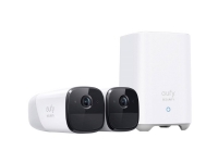 Eufy eufyCam 2 Pro tilleggskamera - Nettverksovervåkingskamera - utendørs, innendørs - værbestandig - farge (dag/natt) - lyd - trådløst - WiFi - ADD-On kamera, krever base Foto og video - Overvåkning - Overvåkingsutstyr