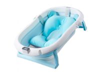 Bilde av Primabobo Folding Bathtub With Electronic Thermometer And Blue Bath Cushion