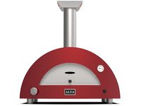 Bilde av Alfa Forni Moderno 2 Pizze Hybrid Pizza Oven Antique Raudona