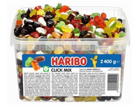 Haribo Click Mix 2,4 kg i plastbøtte