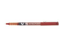 Pilot Hi-Tecpoint V5 - Rulleballpenn - rød - 0.5 mm - ekstra fin Skriveredskaper - Kulepenner & Fyllepenner - Rullepenner