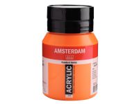 Amsterdam Standard Series Acrylic Jar Azo Orange 276 Hobby - Kunstartikler - Akrylmaling