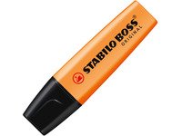 STABILO BOSS ORIGINAL, 1 stykker, Oransje, Meisel tupp, Oransje, Rektangel, 2 mm Skriveredskaper - Overtrekksmarkør - Tykke overstreksmarkører