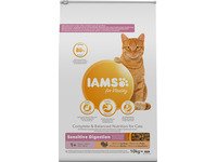Iams CAT Vitality Adult/Senior Sens Digestion Turkey 10 kg Kjæledyr - Katt - Kattefôr