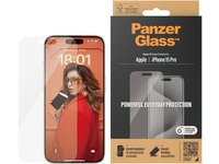 PanzerGlass™ | Skjermbeskytter - Classic-Fit | Apple iPhone 15 Pro Tele & GPS - Mobilt tilbehør - Skjermbeskyttelse