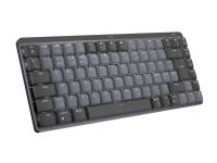 Bilde av Logitech Mx Keys Mechanical Mini - Tastatur - Bagbelyst - Bluetooth, 2,4 Ghz - Pan Nordic - Smakskontakt: Gl Taktil - Grafit