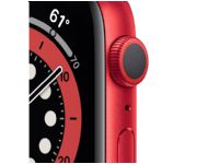 Apple Watch Series 6 (GPS) - (PRODUCT) RED - 40 mm - röd aluminium - smart klocka med sportband - fluoroelastomer - röd - bandstorlek: S/M/L - 32 GB - Wi-Fi, Bluetooth - 30.5 g