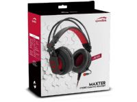 SPEEDLINK Maxter Stereo Gaming Headset for the PC - Headset - Full Size - Wired with USB + 2x 3,5 mm jack plugs - Black