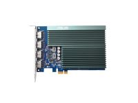 ASUS GT730-4H-SL-2GD5 - Grafikkort - GF GT 730 - 2 GB GDDR5 - PCIe 2.0 lav profil - DVI, HDMI, VGA - uten vifte PC-Komponenter - Skjermkort & Tilbehør - Lav profil skjermkort