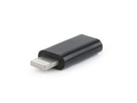 Cablexpert - Lightning-adapter - 24 pin USB-C hunn til Lightning hann - svart PC tilbehør - Kabler og adaptere - Adaptere