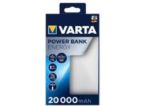 Varta Energy - Strømbank - 20000 mAh - 74 Wh - 15 watt - 3 utgangskontakter (2 x USB, USB-C) Tele & GPS - Batteri & Ladere - Kraftbanker