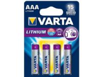 Produktfoto för Varta Battery - LITHIUM AAA                              4St.