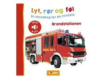 Lyt, rør og føl: Brandstationen Bøker - Bilde- og pappbøker - Pappbøker