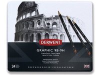 Derwent Graphic blyanter 24stk sæt Skriveredskaper - Blyanter & stifter - Blyanter
