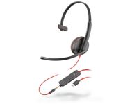 Poly Blackwire C3215 - 3200 Series - hodesett - on-ear - kablet - 3,5 mm jakk, USB-C TV, Lyd & Bilde - Hodetelefoner & Mikrofoner