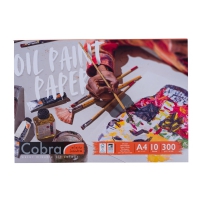 Bilde av Cobra Oil Colour Paper Block | 29.7 X 21 Cm (a4), 300 G, 10 Sheets