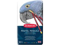 Derwent Pastel Pencils 12 stk. Skriveredskaper - Blyanter & stifter - Fargeblyanter