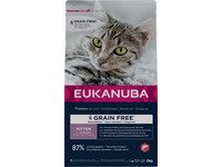 Eukanuba Euk Cat Kitten Grainfree Salmon 2 kg Kjæledyr - Katt - Kattefôr