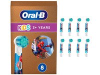 Oral-B Kids Spiderman tandborsthuvuden - 8-pack