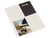 Fotolommer Bantex 10x15 hvid - (10 stk.) Arkivering - Elastikmapper & Chartekker - Plastlommer