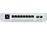 Bilde av Ubiquiti Unifi Enterprise - Switch - L3 - Styrt - 8 X 10/100/1000/2.5g (poe+) + 2 X 1 Gigabit / 10 Gigabit Sfp+ (opplink) - Stasjonær - Poe+ (120 W)