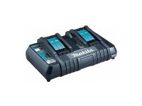 Bilde av Makita Dc18rd - Batterilader - 2 X Batterier Lader - For Makita Dcs553, Dga514, Dga901, Dhp453, Dhp482, Dhs630, Dlw140, Dlx3179, Dml815 Lxt Dbn500