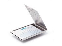 Bilde av Durable Business Card Holder - Visittkortboks - Forkrommet Metall - Sølv