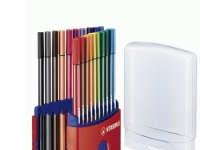 Fiberpenn Stabilo 68, etui med 20 stk. i 20 farger Skriveredskaper - Fiberpenner & Finelinere - Fine linjer